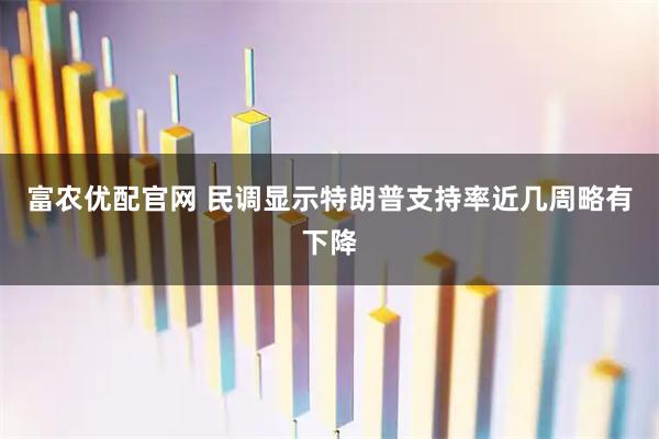 富农优配官网 民调显示特朗普支持率近几周略有下降