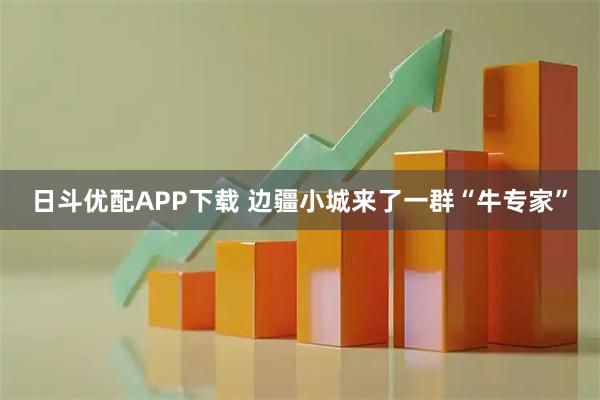日斗优配APP下载 边疆小城来了一群“牛专家”